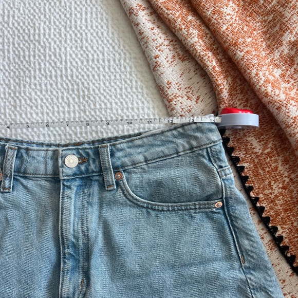 WEEKDAY ROWE DENIM SHORTS SZ 29 - splendid blue - Picture 8 of 10